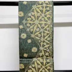掬いにジュエリーのような模様が織られた袋帯 着物