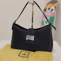 美品☆ フェンディ マンマバケット デニム マーブル ハンドバッグ バケット