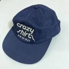 crazy shirts hawaii キャップ　帽子紺色　フリーサイズ