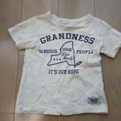 GRANDNESS Tシャツ サイズ100 クリーム色