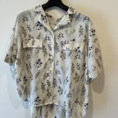 リシェグラマー Riche glamour 花柄 半袖シャツ