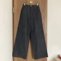 TODAYFUL センタープレス　バギーデニム　ワイドパンツ　日本製
