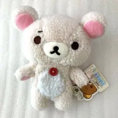 リラックマ　こまりまゆげ　ぬいぐるみ　2019 リラックマ チャイロイコグマ もこもここまりまゆげぬいぐるみ
