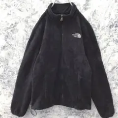 NORTH FACE ボアフリースジャケット フルジップ ワンポイント刺繍