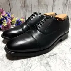 美品✨エコー ザスーツカンパニー別注 ストレートキャップドトゥ ビジネスシューズ