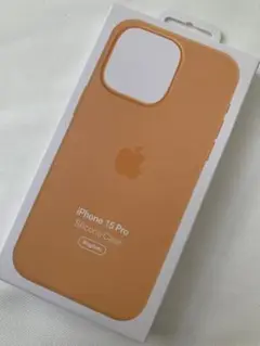 iPhone 15 Pro シリコーンケース 純正 未開封 オレンジソルベ