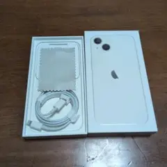 Apple iPhone 13 ホワイト 箱のみ　付属品美品
