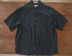 90'sPERRY ELLISの半袖レーヨンシャツ