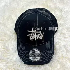 Stussy black New Era 9Twenty Basic