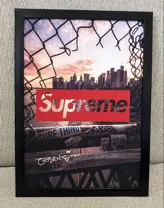 41 supreme アートポスター　アメリカンレトロ　額付き