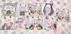 KONAMI グリムアロエがいっぱいくじ C賞 複製キスマーク付き色紙 セット