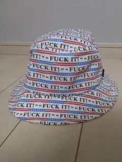 HUF（ハフ） FUCK IT総柄バケットハット 表示サイズ：S/М