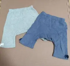 リボン付きフリルパンツ2枚セット