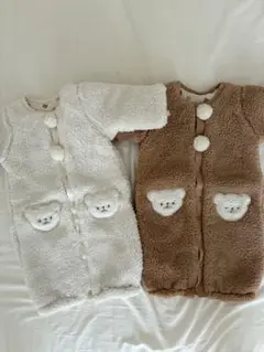 フリースロンパース 新品未使用