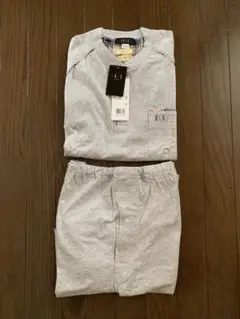 Daksコットン100%グレー ルームウェア .パジャマ新品タグ付き