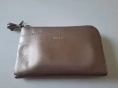 quair L字ファスナー 財布　 シャンパン