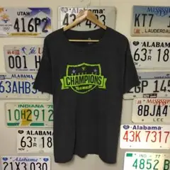 USA古着 CHAMPIONS プリントTシャツ サイズXL