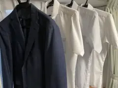 スーツセレクト オリヒカ 半袖 ワイシャツ ジャケット Mサイズ 美品