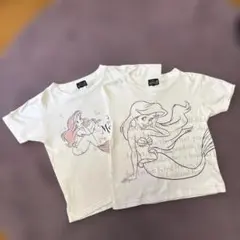 Disney アリエル　Tシャツ　2枚セット　130