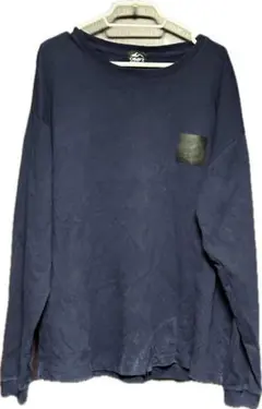 キャンプ7 CAMP7 ロングTシャツ エンボスロゴ Lサイズ メンズ