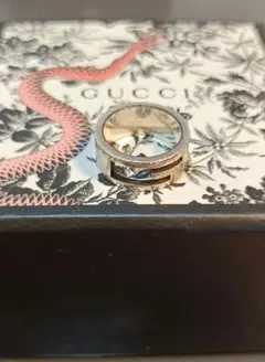 値下げ可 GUCCI 10号　シルバーリング 箱・保存袋付き