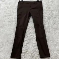 Otto オットー　ストレッチスキニーパンツ コットン混紡　ブラウン