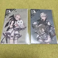 未開封　NieR ニーア　イラストレーションカード2種類　アニメイト限定