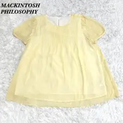 MACKINTOSH PHILOSOPHY ブラウス 38 M イエロー