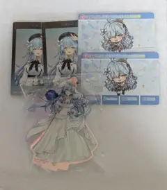 雪花ラミィセット　まとめ売り　カード　ホロライブ　カードダス　アクリルスタンド