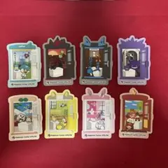 ポケモンセンターオンライン ミニゲーム ステッカー 8枚セット