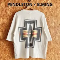 PENDLETON×B:MING 別注 コラボ Tシャツ オルテガ柄 ネイティブ