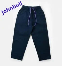Johnbull　コットンリネン イージーパンツ 　　ネイビー