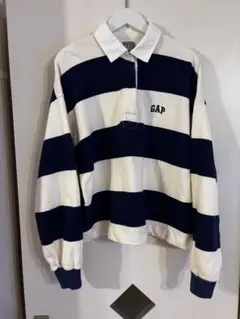 GAP XSサイズ　ラガーシャツ　レディース　M〜Lサイズくらい