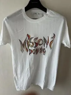Misson'i Donna グラフィックTシャツ　レディースM〜L白