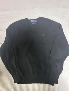 Polo by Ralph Lauren ブラック セーター LL ラムウール