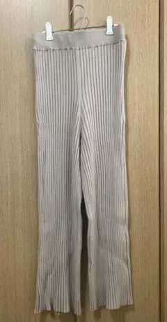 お値下げ アーバンリサーチ リブパンツ ベージュ