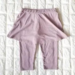 即購入OK《訳あり》スカッツ　レギンス付きスカート　5分丈　キッズ子供服　ピンク