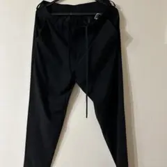 ブラック Lサイズ ストレッチパンツ