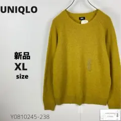 新品 UNIQLO ユニクロ ラムクルーネックセーター ニット プレミアムラム