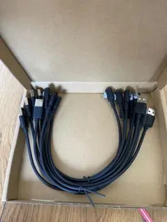 マイクロ ケーブル l字 0.3M 両面 Micro USB 短い 18W急速