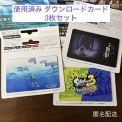 使用済みダウンロードカード3枚①フォーエバーブルールミナス/ファミコン探偵倶楽部