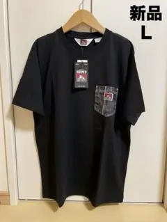 新品　BEN DAVIS ブラック Tシャツ L 黒