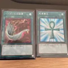 遊戯王 ハーピィの羽根帚 死者蘇生 シークレット