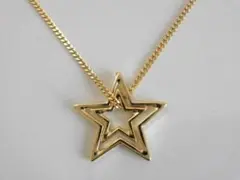 ☆ダブル スター メンズ ファッション ネックレス☆ゴールド スター 星 ☆モテ