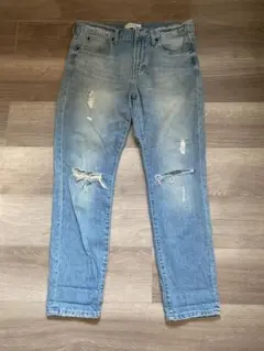 ローリーズファーム ダメージデニムジーンズ L