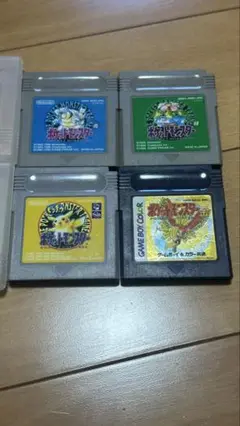 ポケットモンスター ゲームボーイソフト4本セット