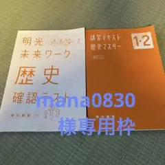 【明光義塾】歴史確認テスト