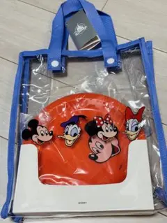 【新品未使用】ディズニープレート&バッグセット