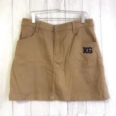 キスオンザグリーン　スカパン　【M】　オーカー　ポケット　ミニ丈