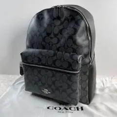 ✨新品未使用✨ COACH コーチ リュックサック ラグジュアリー シグネチャー